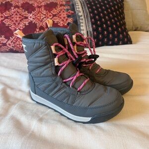 Girl's Youth Whitney II Short Waterproof Boots, Quarry size 3